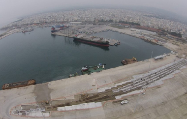 'Οργασμός' εργασιών στο λιμάνι της Αλεξανδρούπολης.
