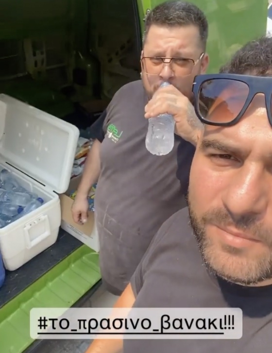 Ο Λευτέρης Γλήνιας (Leftis) και ο Βλαδίμηρος Πετροσιάν (Vladi).