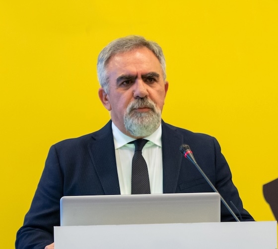 Ο απερχόμενος Γενικός Διευθυντής των Μεταλλείων Θράκης Λεωνίδας Μπακούρας.