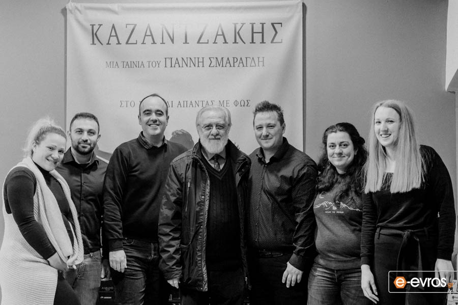Ο γνωστός σκηνοθέτης Γιάννης Σμαραγδής στην Αλεξανδρούπολη για τον "Καζαντζάκη"
