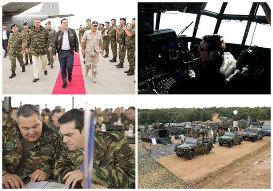 Στιγμιότυπα από την άσκηση "Παρμενίων 2015".