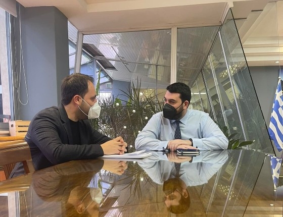 Στιγμιότυπο από την συνάντησή τους.