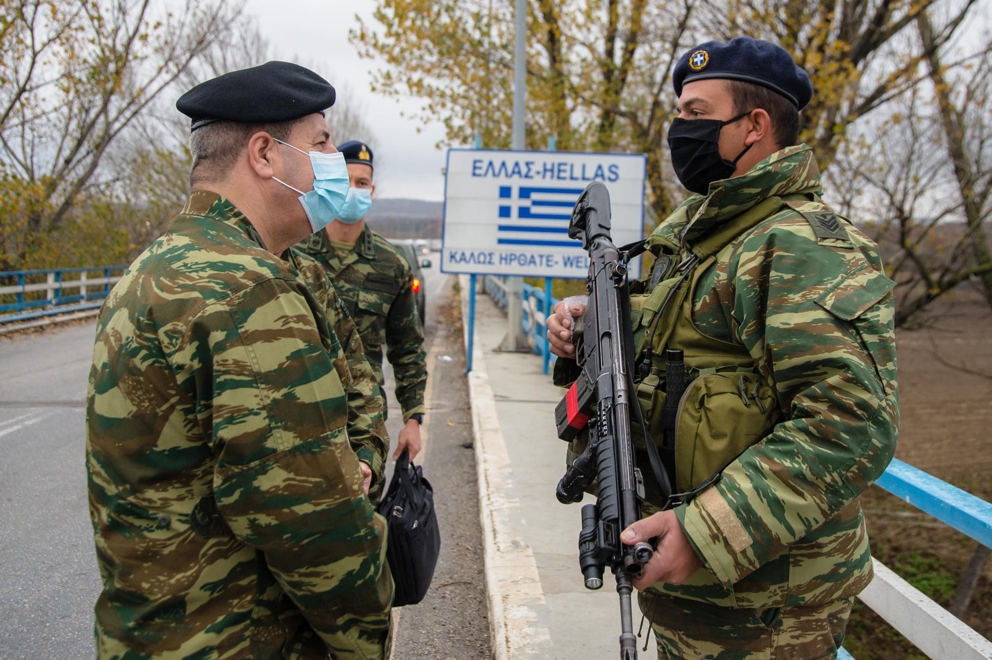 Φυλάκια του Έβρου επισκέφθηκε ο Αρχηγός ΓΕΣ ενόψει των εορταστικών ημερών