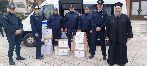 Κοινωνική προσφορά της Ελληνικής Αστυνομίας στην Ανατολική Μακεδονία και Θράκη. (φωτογραφία αρχείου)