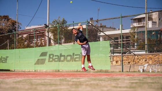 Ο Γιάννης Βασιλειάδης στέφθηκε πρωταθλητής στα διπλά.