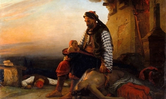 Την καταστροφή της Σαμοθράκης την απεικόνισε πολύ χαρακτηριστικά ο Γάλλος Αύγουστος Βινσόν (Αuguste Vinchon) ο οποίος λίγο αργότερα ζωγράφισε ένα πίνακα με θέμα τη σφαγή της Σαμοθράκης.