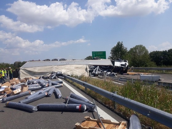 Στιγμιότυπο από το θανατηφόρο τροχαίο.