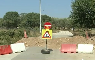Εδώ και μια εβδομάδα περίπου τα συνεργεία εργάζονται.