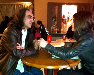 Λίγο πριν το live στο Notos Stage.