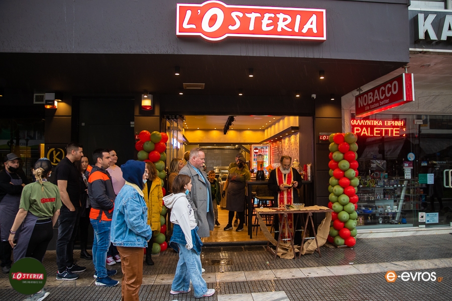 Εγκαίνια για το νέο "L'Osteria" για πίτσα, pasta και κρέπα, στο κέντρο της Αλεξανδρούπολης