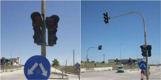 Κίνδυνος ατυχήματος στο βόρειο κόμβο της Ορεστιάδας - Φανάρια εκτός λειτουργίας