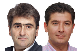 Αριστερά ο κ. Γ. Ραπτόπουλος, δεξιά ο κ. Ν. Γρηγοριάδης.