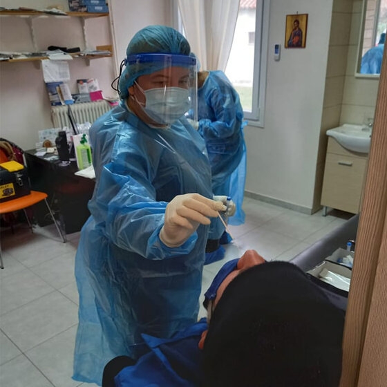 Φωτογραφία από τους Μεταξάδες κατά την διάρκεια δειγματοληπτικού ελέγχου