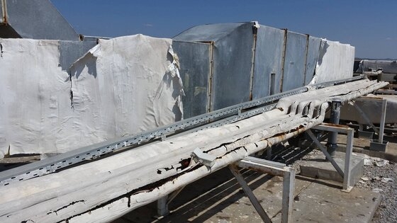 Ένα από τα ψυκτικά συγκροτήματα.