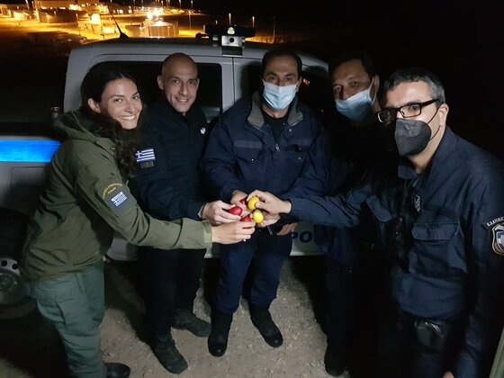 Χριστός Ανέστη μας ευχήθηκαν από τα σύνορα του Έβρου.