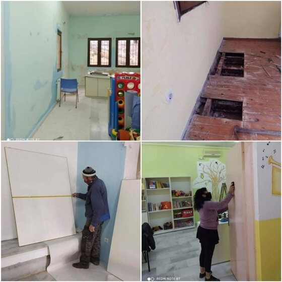 Ολοκληρώθηκαν οι εργασίες συντήρησης & καλλωπισμού στο ΚΔΑΠ της Χώρας Σαμοθράκης