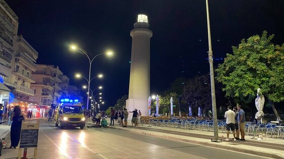 Στις 2:00 το βράδυ συνέβη το περιστατικό μπροστά στο φάρος της Αλεξανδρούπολης.