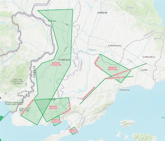 Ο χάρτης πτήσεων των Drones