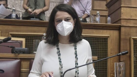 Η υπουργός Παιδείας, Νίκη Κεραμέως.