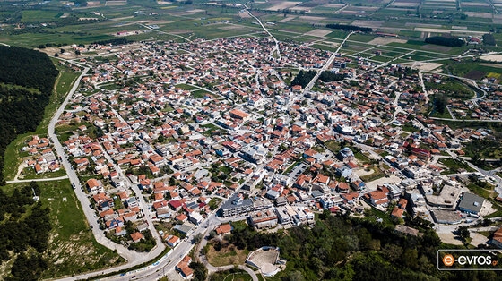 Η Φέρες όπως φαίνονται από ψηλά 