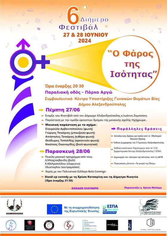 Στόχος αυτής της πρωτοβουλίας, είναι να ενημερωθεί και να ευαισθητοποιηθεί το κοινό μέσα από ποικίλες δράσεις.