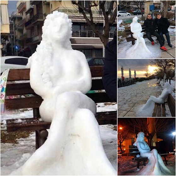 Το θέαμα αυτό δεν άφησε ασυγκίνητο κανέναν , ακόμη και τον επικεφαλής της δημοτικής παράταξης ΑΝΑΣΑ του Δήμου Αλεξανδρούπολης κ. Παύλο Μιχαηλίδη , αρχιτέκτονα στο επάγγελμα όπου εντόπισε τον δημιουργό