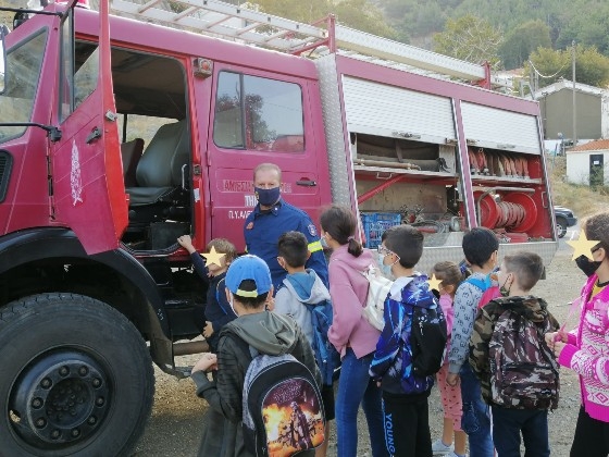 Στιγμιότυπο από την εκπαιδευτική επίσκεψη.